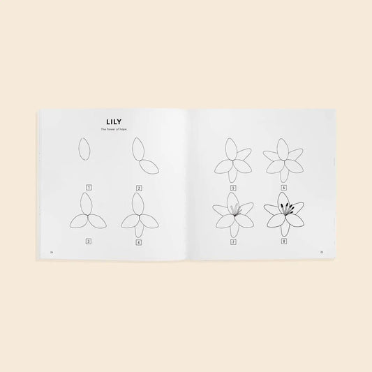 Modern Flowers: A How To Draw Book For Kids (Valentines)