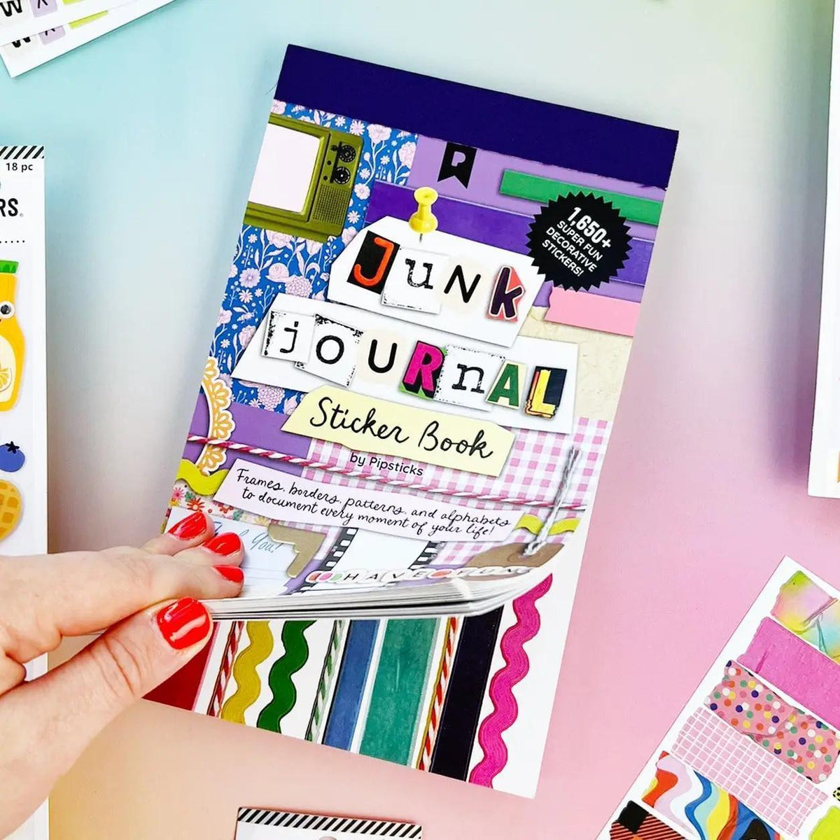mix and match junk journal stickers