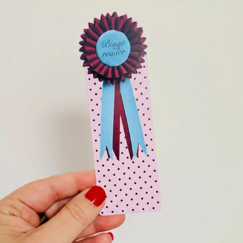 Binge reader bookmark